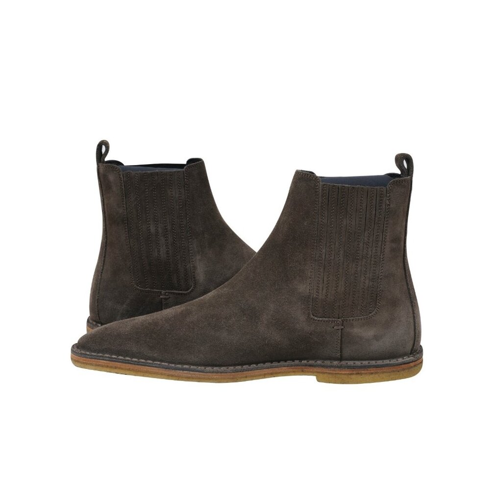Saint Laurent Men Nino Chelsea Boots Size US 6 39  Brown Suede Crepe Sole - Picture 4 of 7